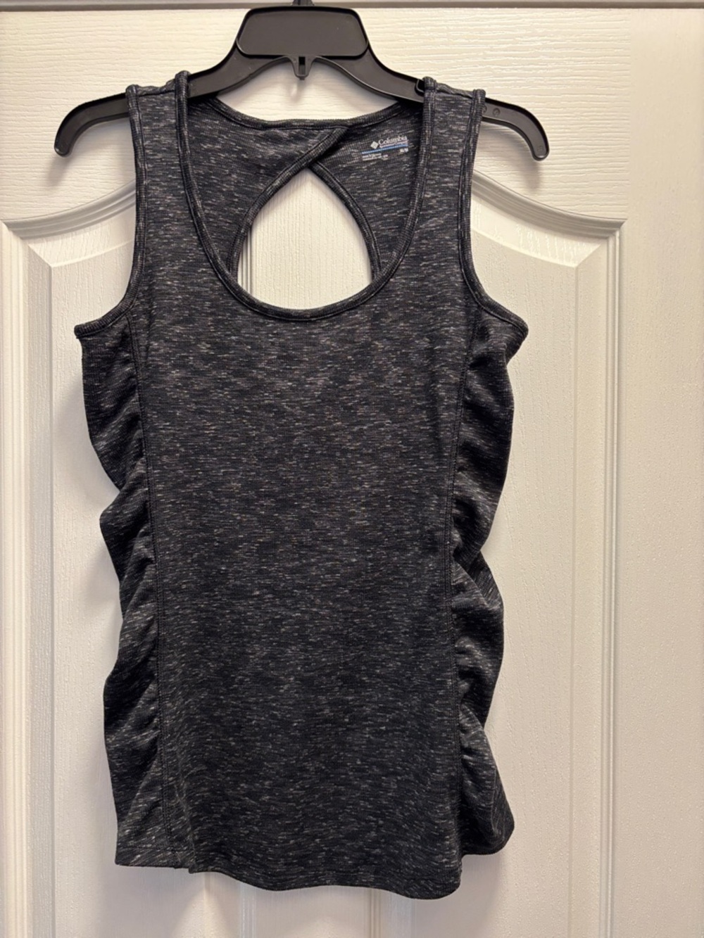 Columbia Women's Charcoal Heather Racerback Tank